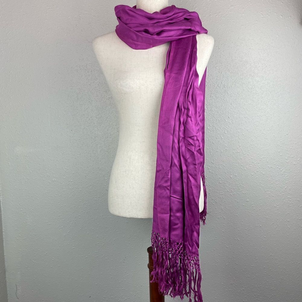 Theodora & Callum Magenta Scarf EUC